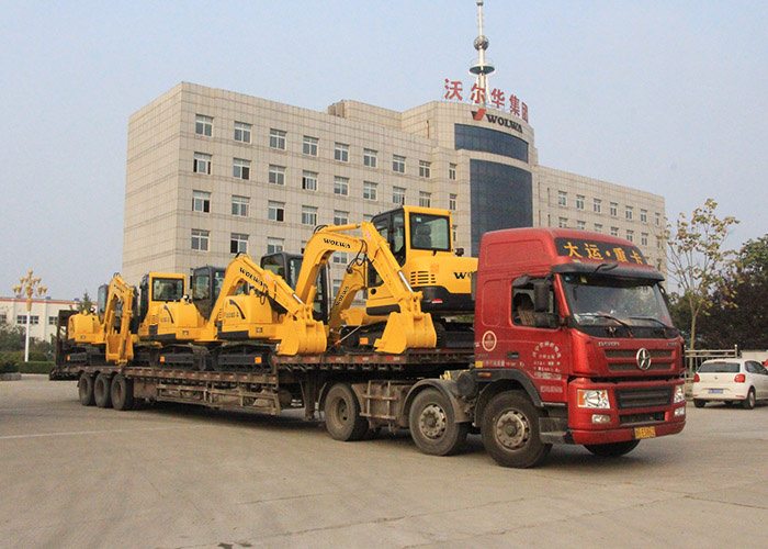 沃爾華集團挖掘機發車